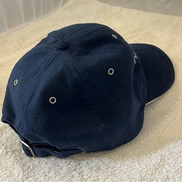 Navy Blue Nantucket ACK Adjustable Cotton Ball Cap NWOT - Picture 6 of 15